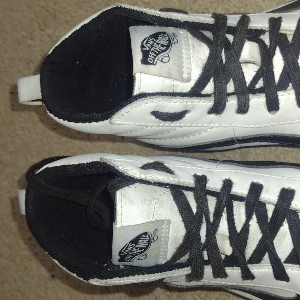 Vans Skate Hi Size 7.5/9 Black/White - Picture 2 of 11